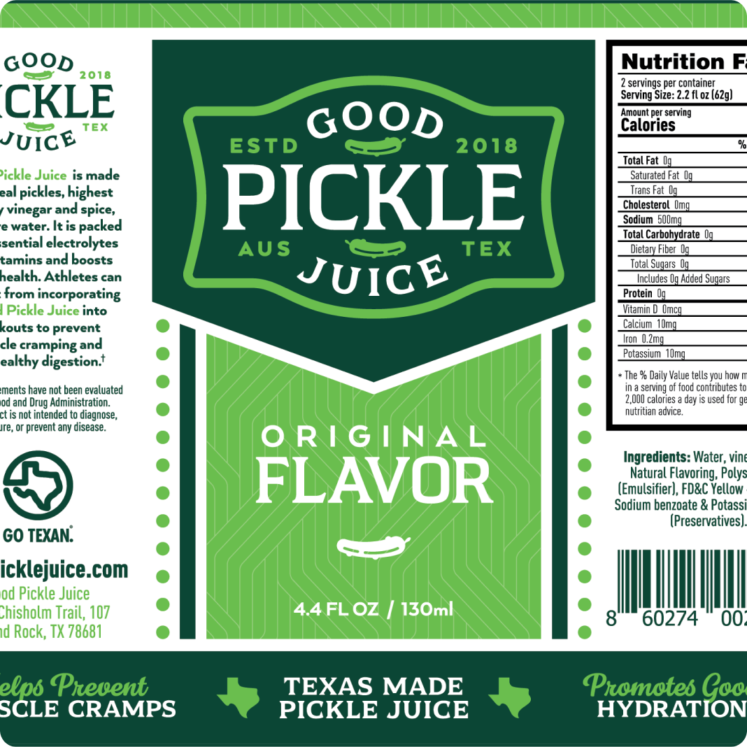 Good Pickle Juice 4 Case Pack (48 Bottles)